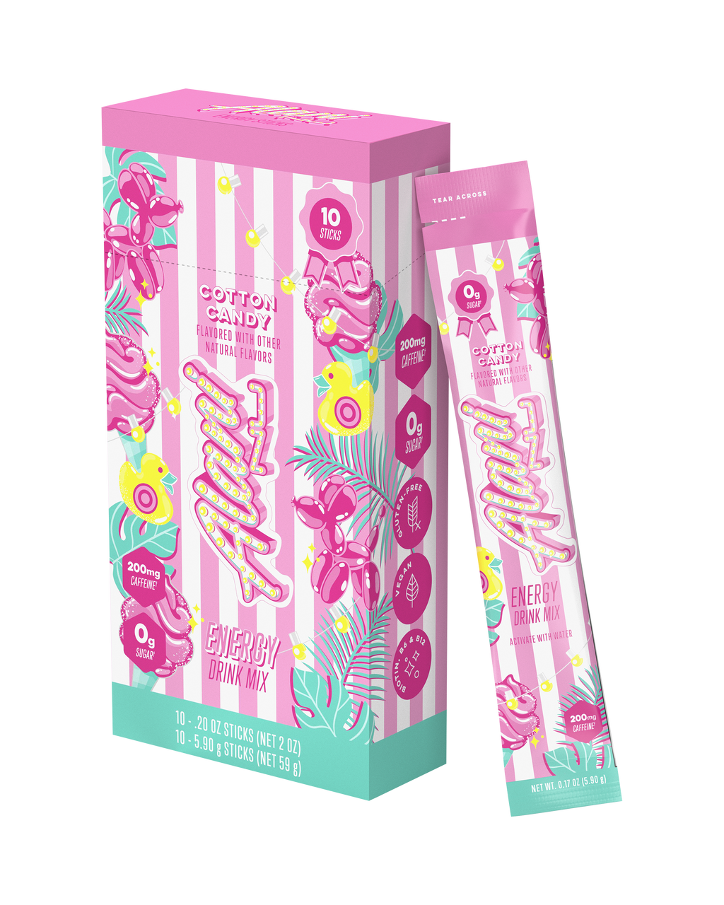 Energy Sticks - Cotton Candy