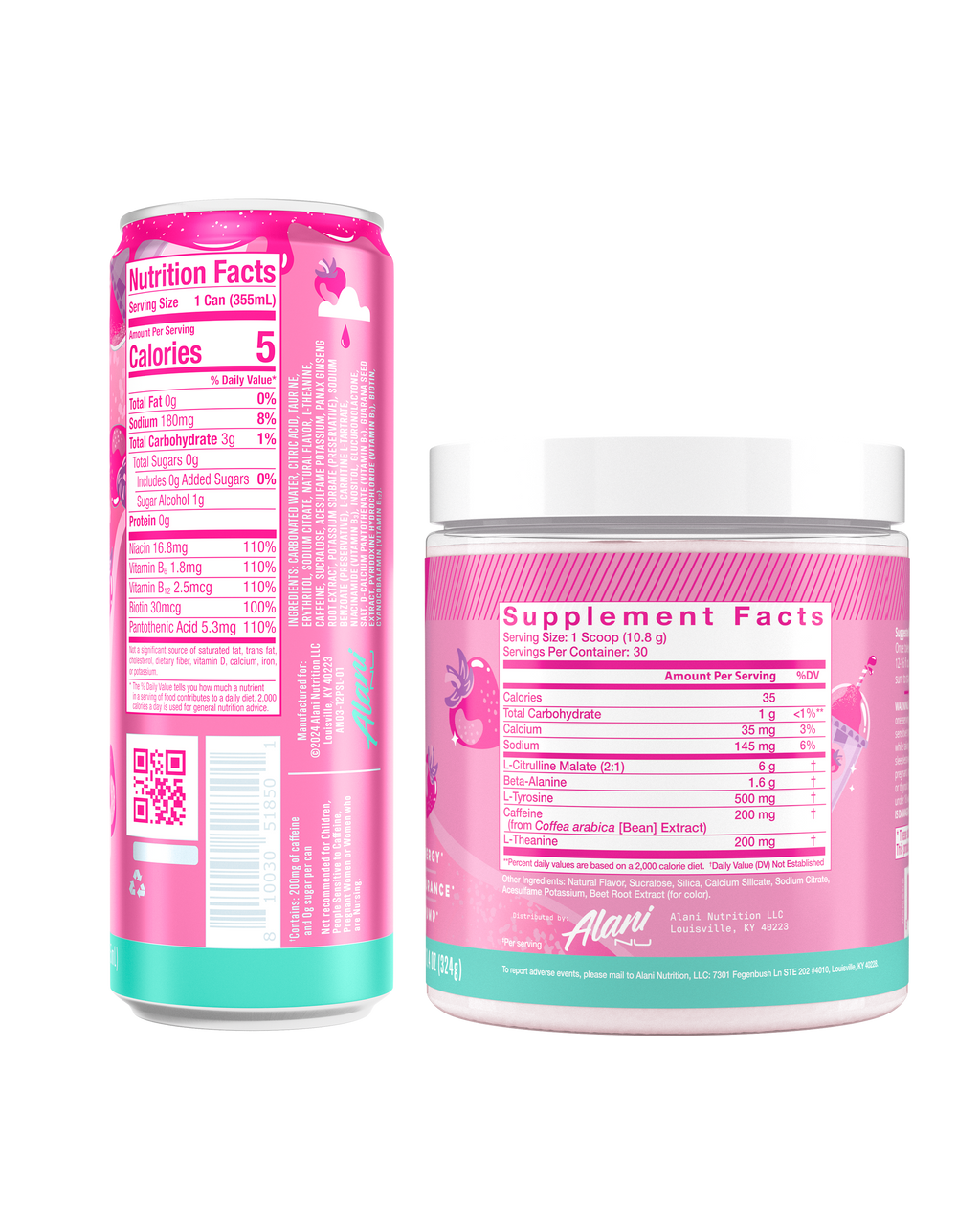 Energy Drink & Pre-Workout - Pink Slush
