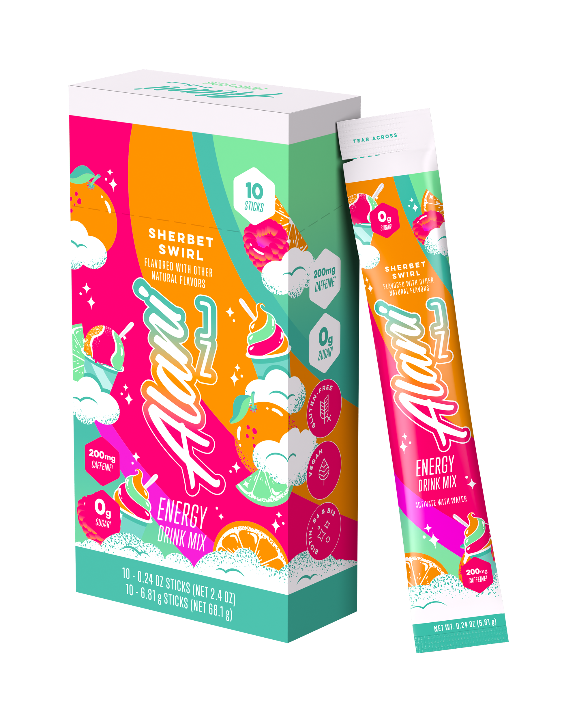 Energy Sticks - Sherbet Swirl
